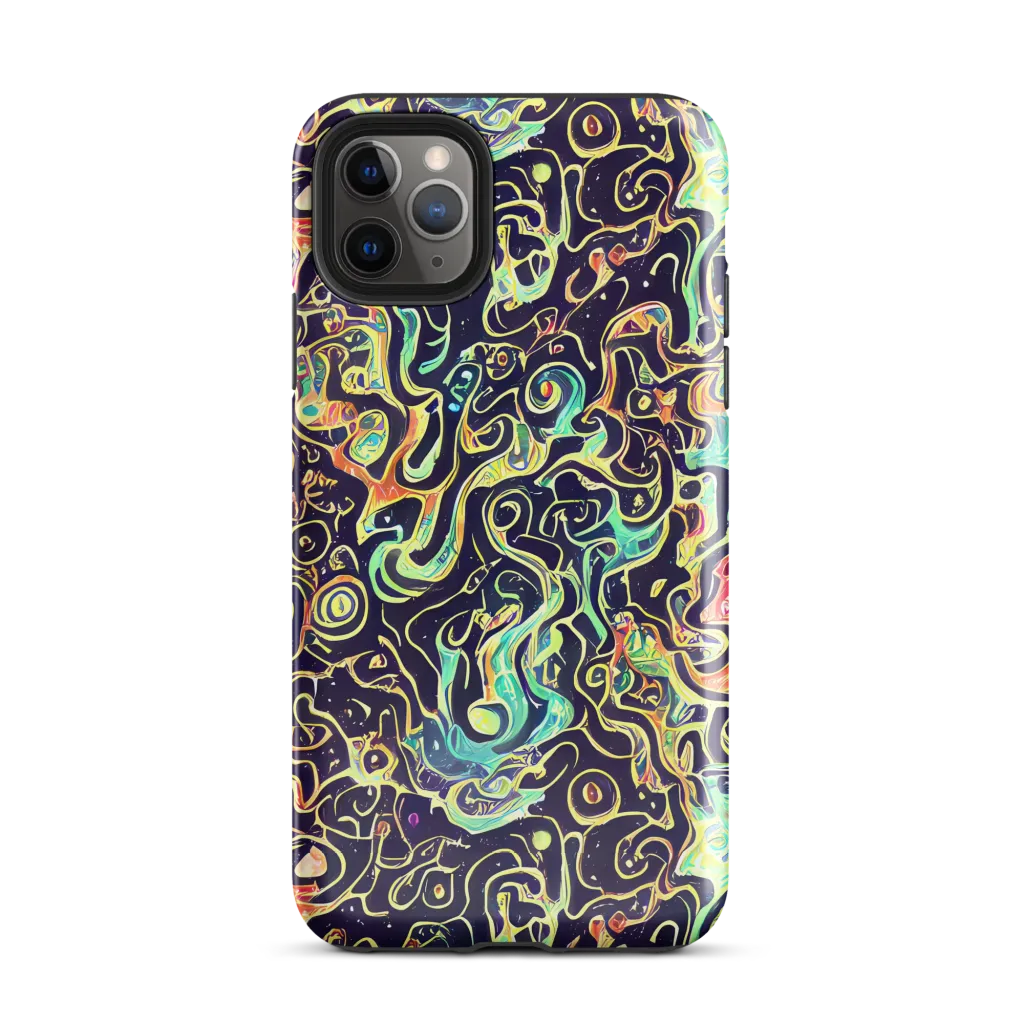 Nightwave Maze on Tough Case for iPhone® — Front