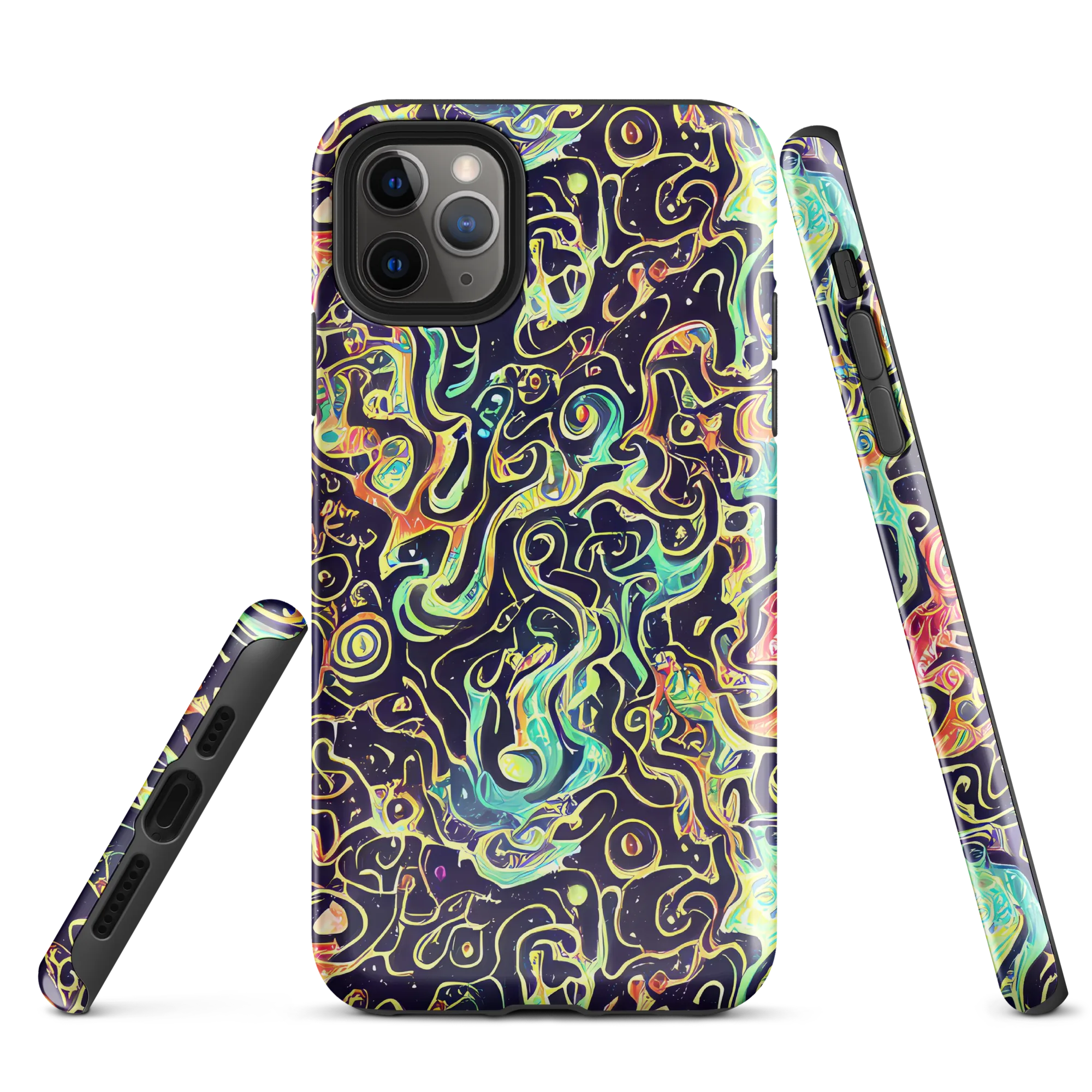 Nightwave Maze on Tough Case for iPhone® — Front