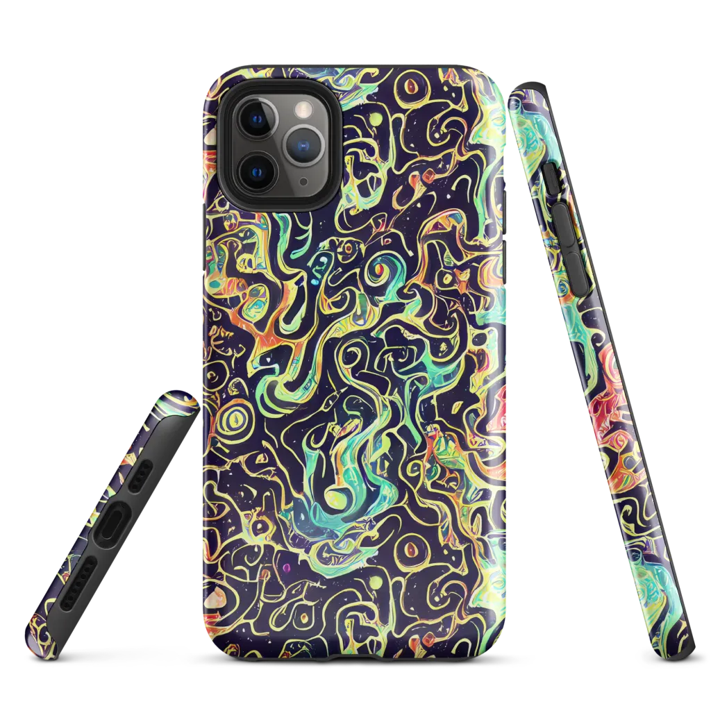 Nightwave Maze on Tough Case for iPhone® — Front