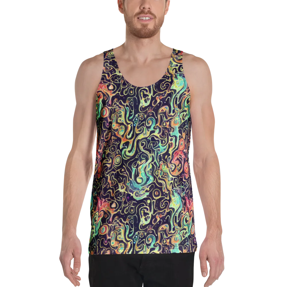 Nightwave Maze on Men's Tank Top — Front