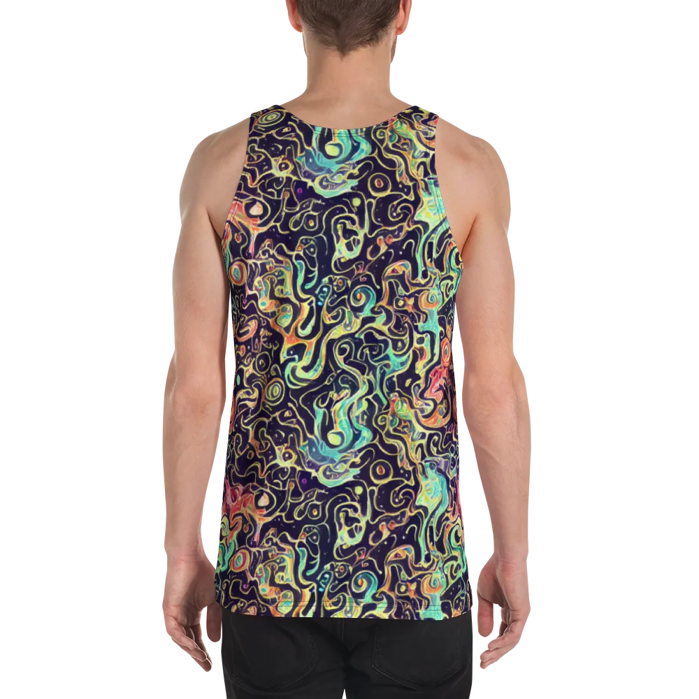 Nightwave Maze on Men's Tank Top — Back
