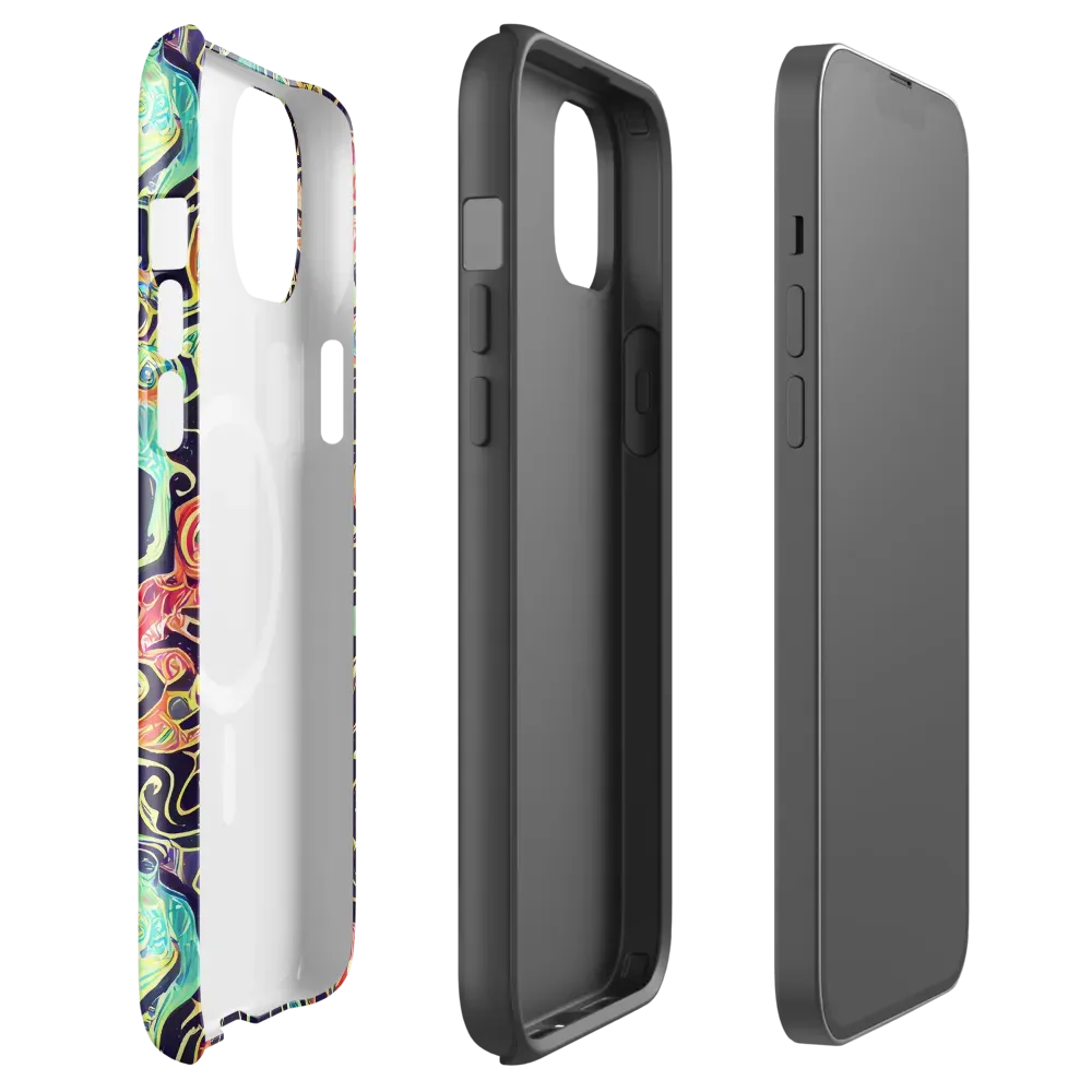 Nightwave Maze on MagSafe Tough Case for iPhone® — Front