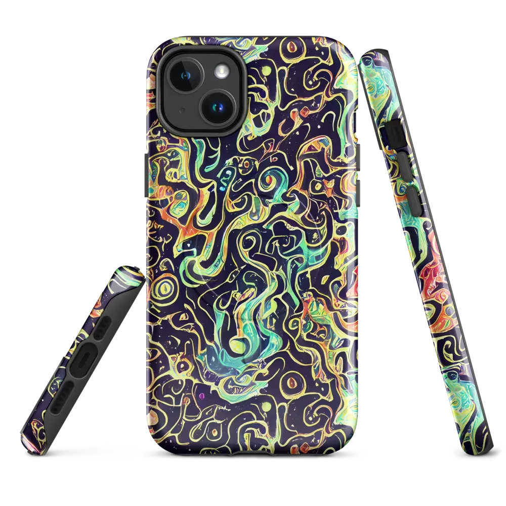 Nightwave Maze on MagSafe Tough Case for iPhone® — Front
