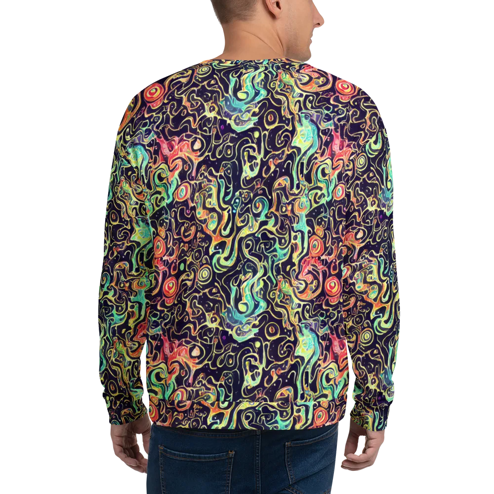 Nightwave Maze on Sweatshirt — Back