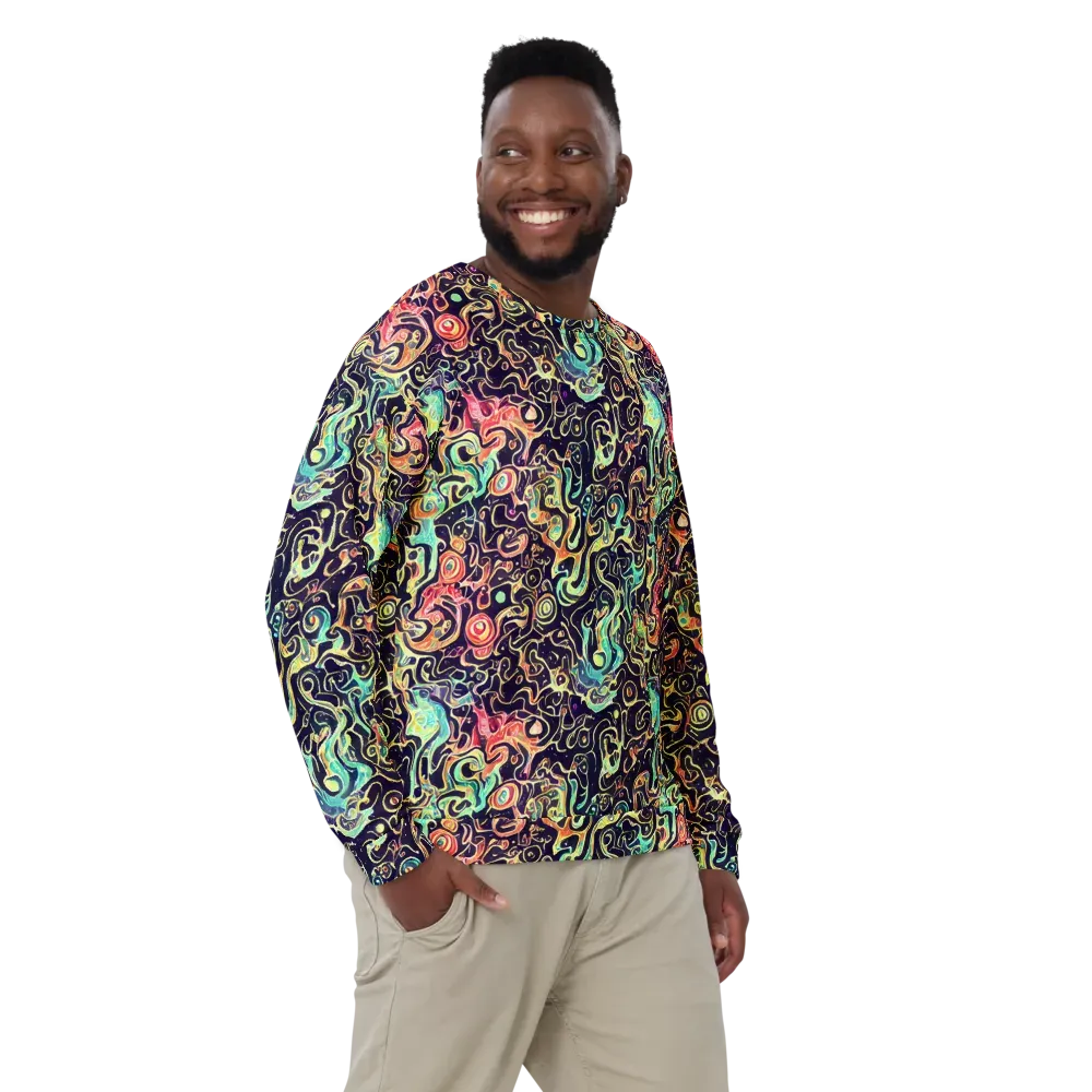Nightwave Maze on Sweatshirt — Front