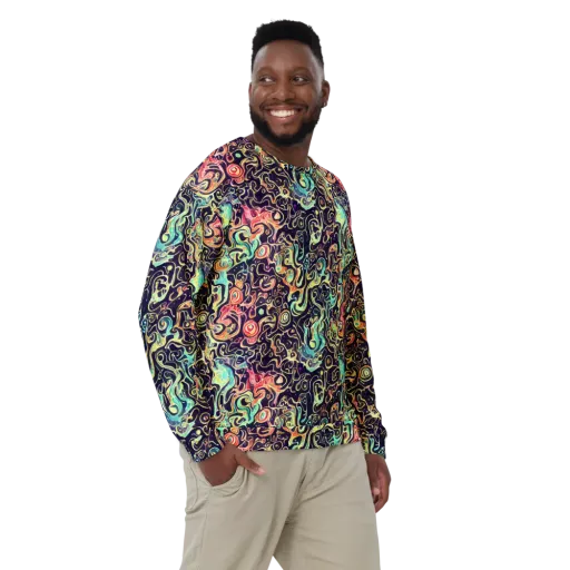 Nightwave Maze on a Sweatshirt