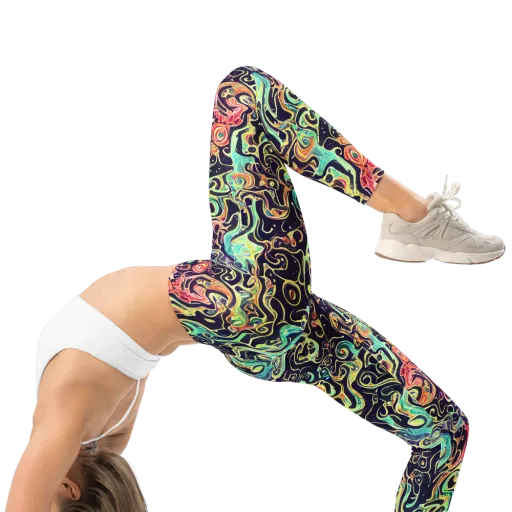 Nightwave Maze on a Leggings