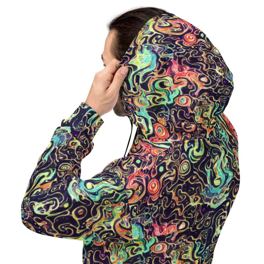 Nightwave Maze on Hoodie — Back