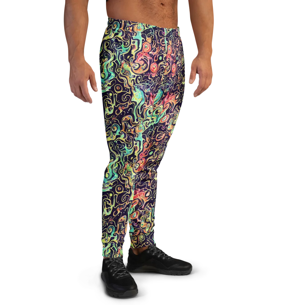 Nightwave Maze on Men's Joggers — Right
