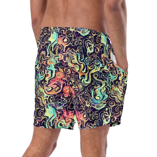 Nightwave Maze on a Swim Trunks