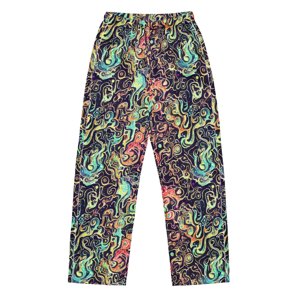 Nightwave Maze on Women's Pajama Pants — Front