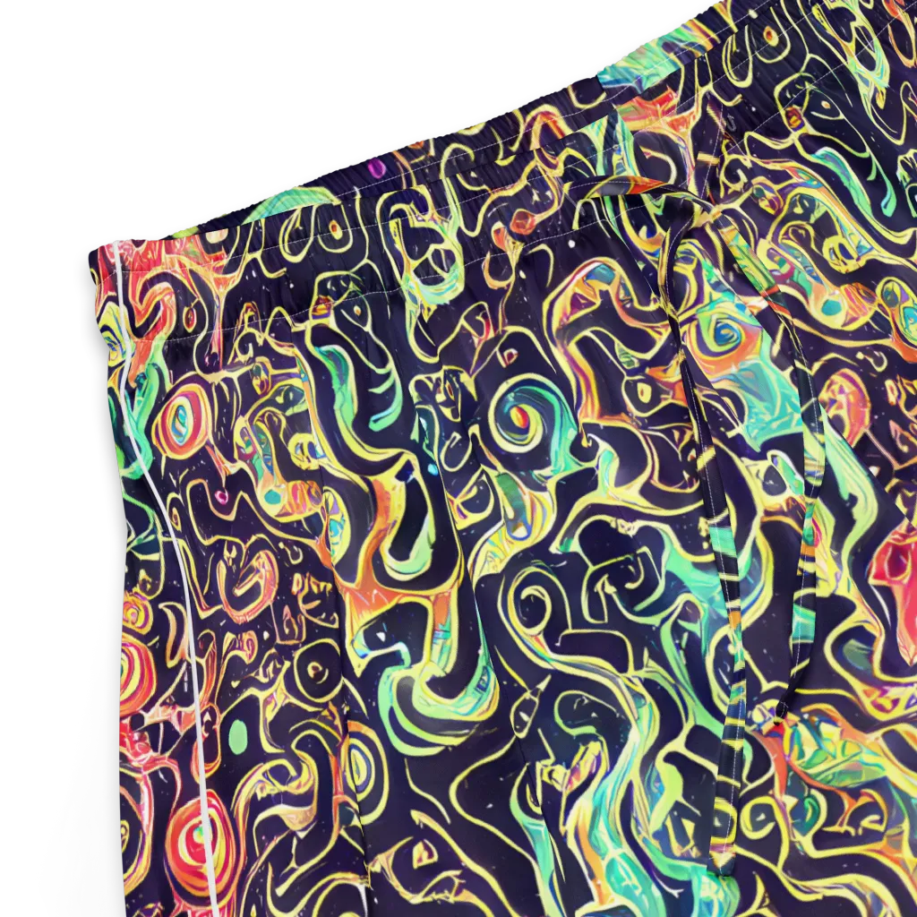 Nightwave Maze on Women's Pajama Shorts — Product details
