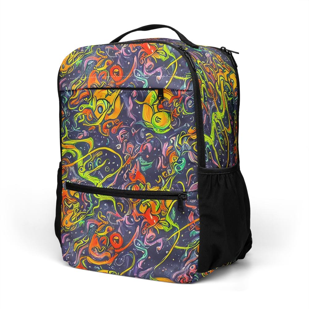 Starlit Medley on Utility Backpack — Left Front