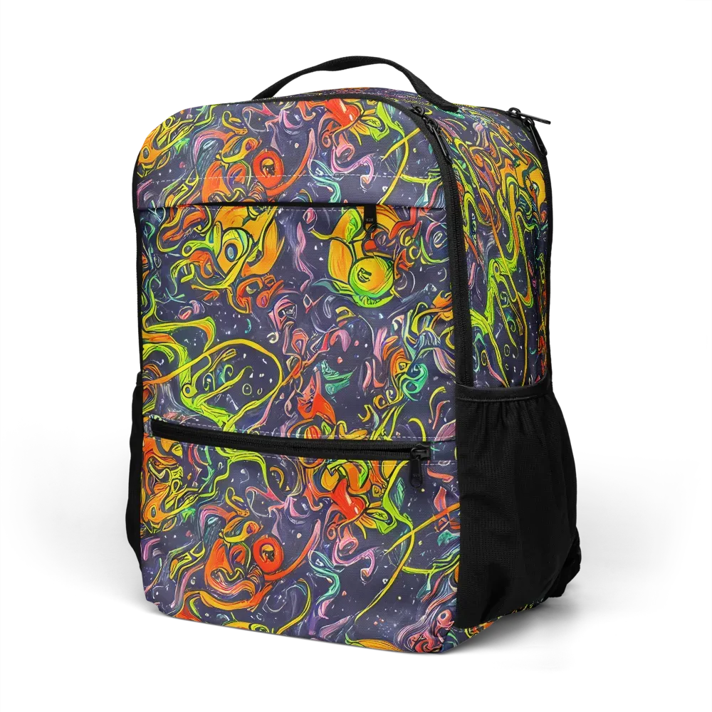 Starlit Medley on Utility Backpack — Left Front