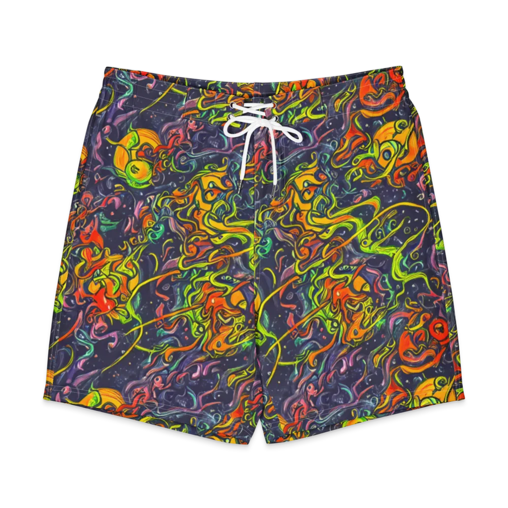 Starlit Medley on Men's Board Shorts — Front