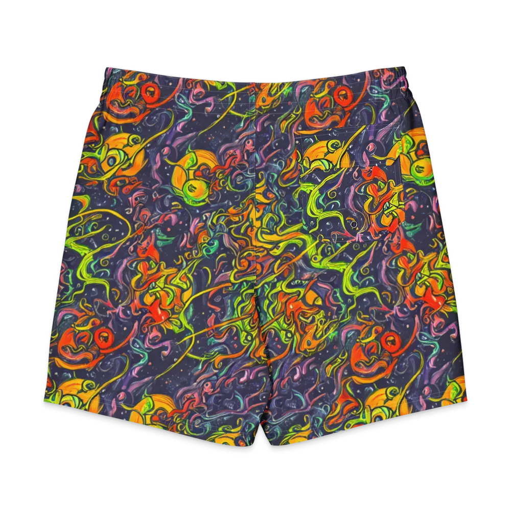 Starlit Medley on Men's Board Shorts — Back