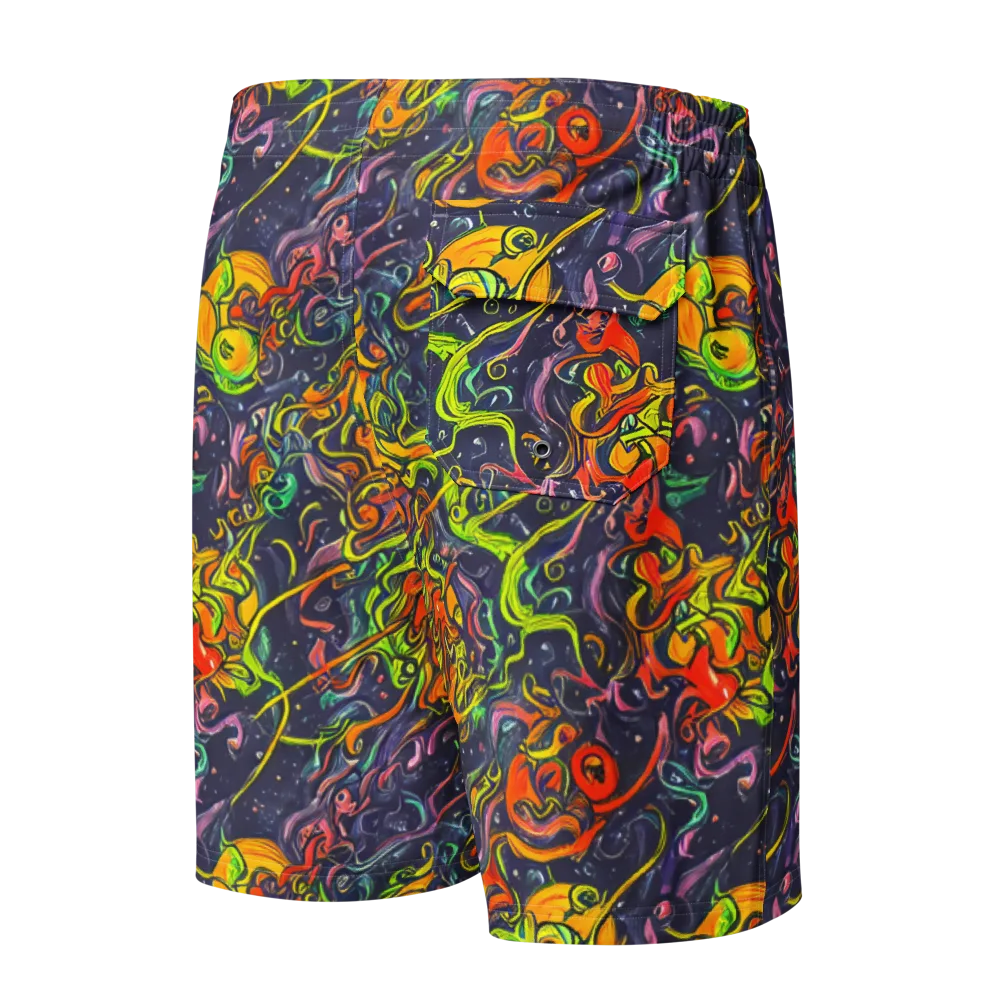 Starlit Medley on Men's Board Shorts — Back