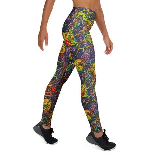Starlit Medley on a Yoga Leggings