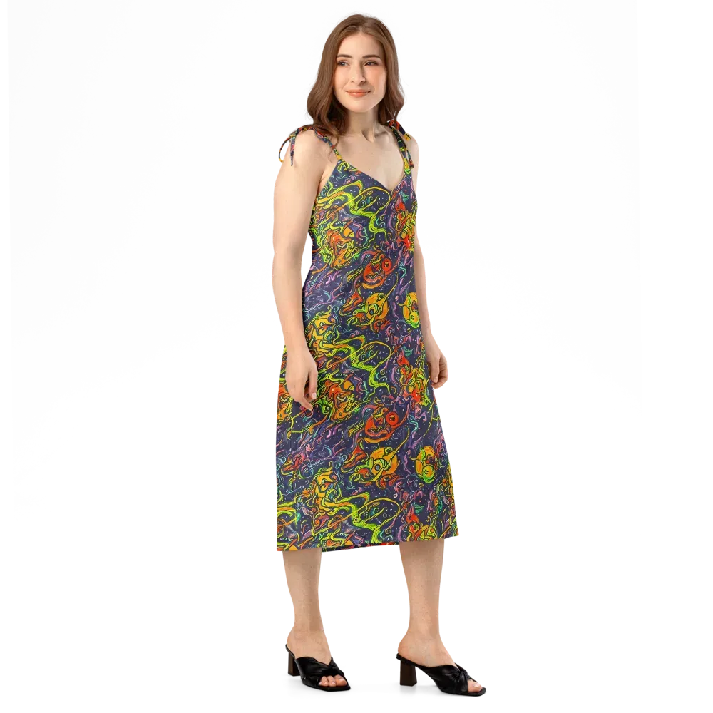 Starlit Medley on Slip Dress — Right Front