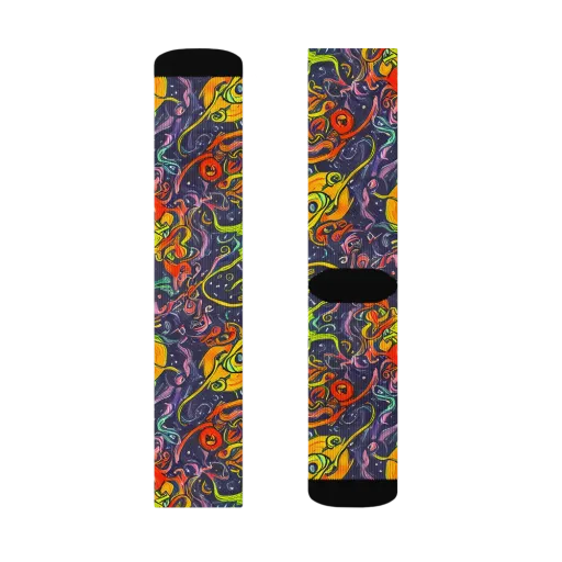Starlit Medley on a Socks