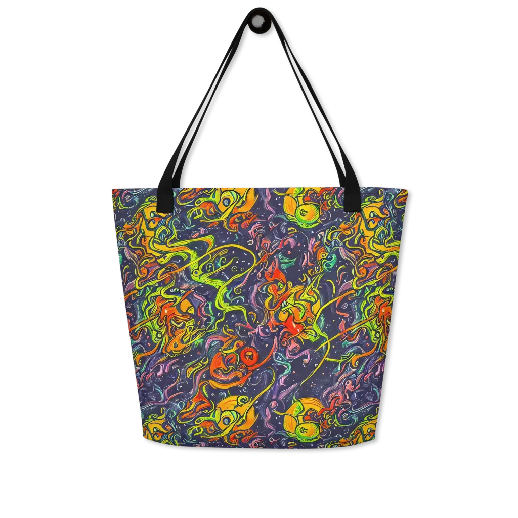 Starlit Medley on Large Tote Bag W/ Pocket — Front