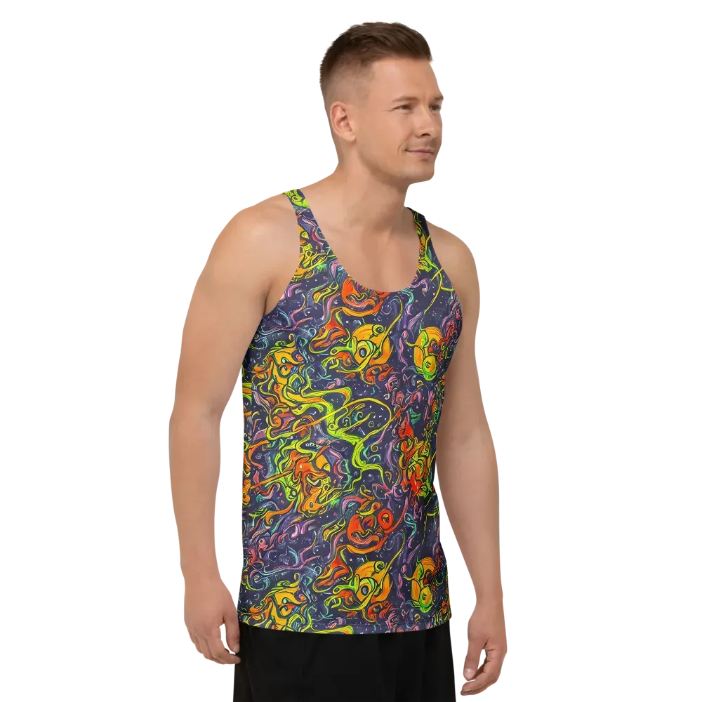 Starlit Medley on Men's Tank Top — Right Front