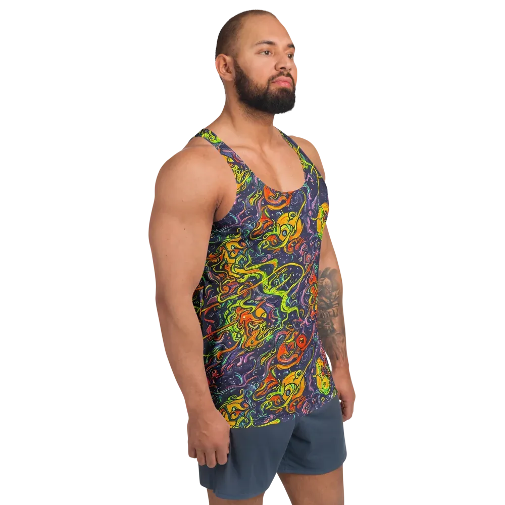 Starlit Medley on Men's Tank Top — Right Front