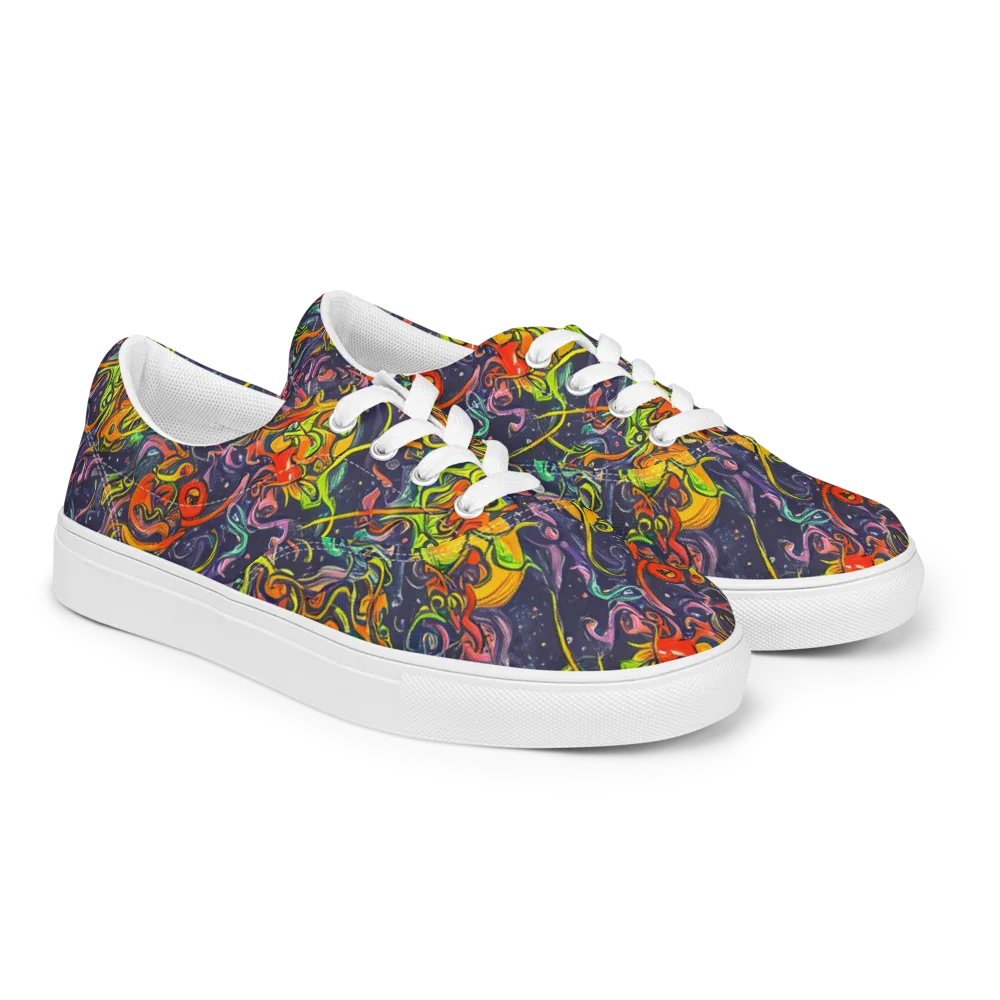 Starlit Medley on Men's Lace-Up Canvas Shoes — Right Front