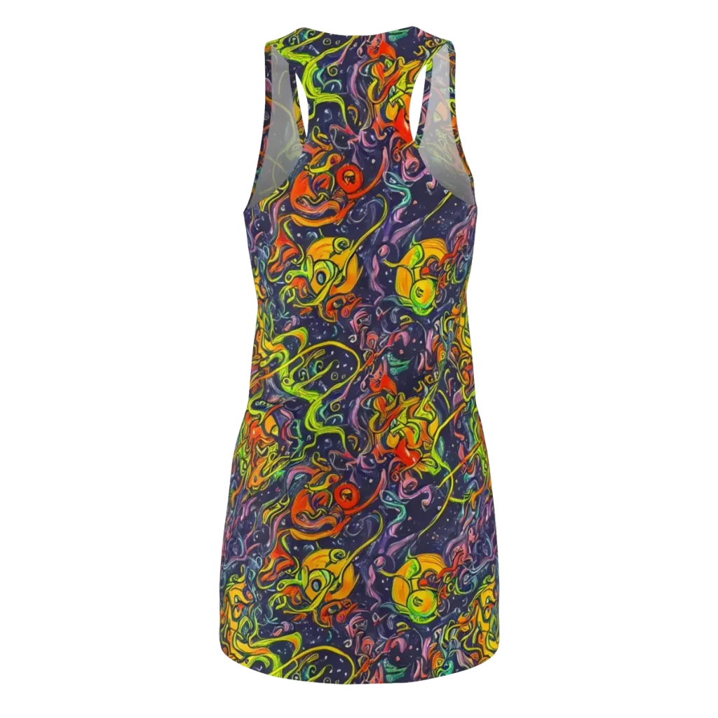 Starlit Medley on Racerback Dress — Back