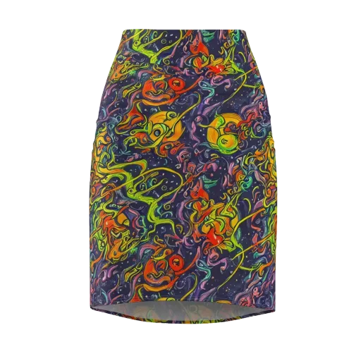 Starlit Medley on a Pencil Skirt