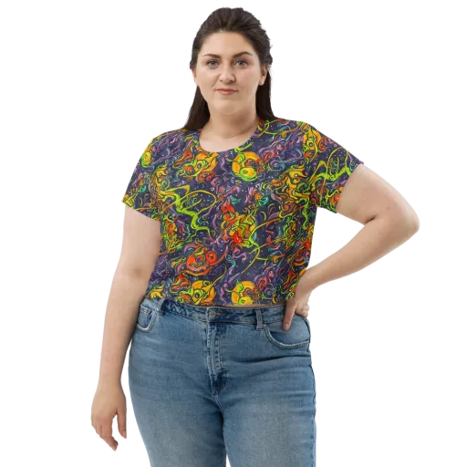 Starlit Medley on a Crop Tee