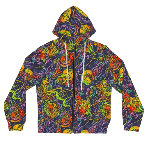 Starlit Medley on a Women's Full-Zip Hoodie
