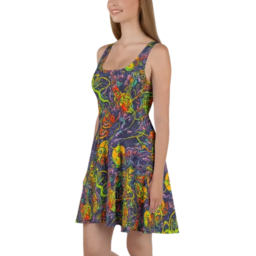 Starlit Medley on a Skater Dress
