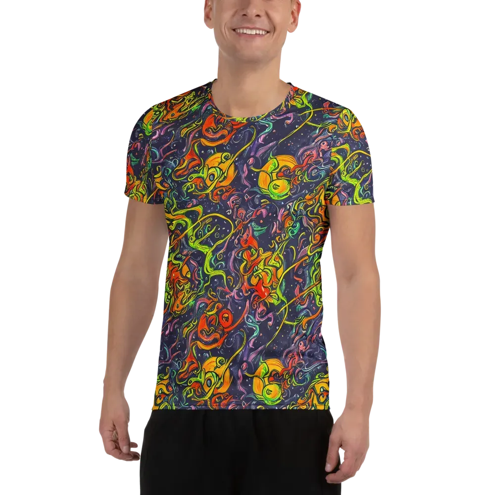 Starlit Medley on Men's Athletic T-Shirt — Front