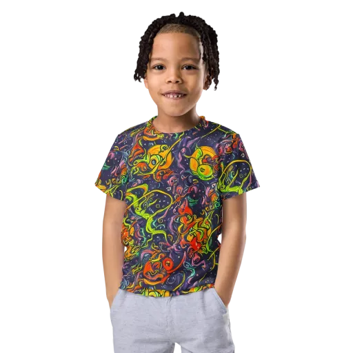 Starlit Medley on a Kids Crew Neck T-Shirt