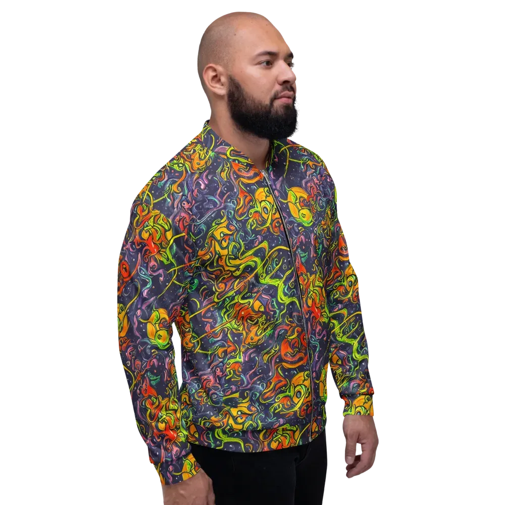 Starlit Medley on Bomber Jacket — Right