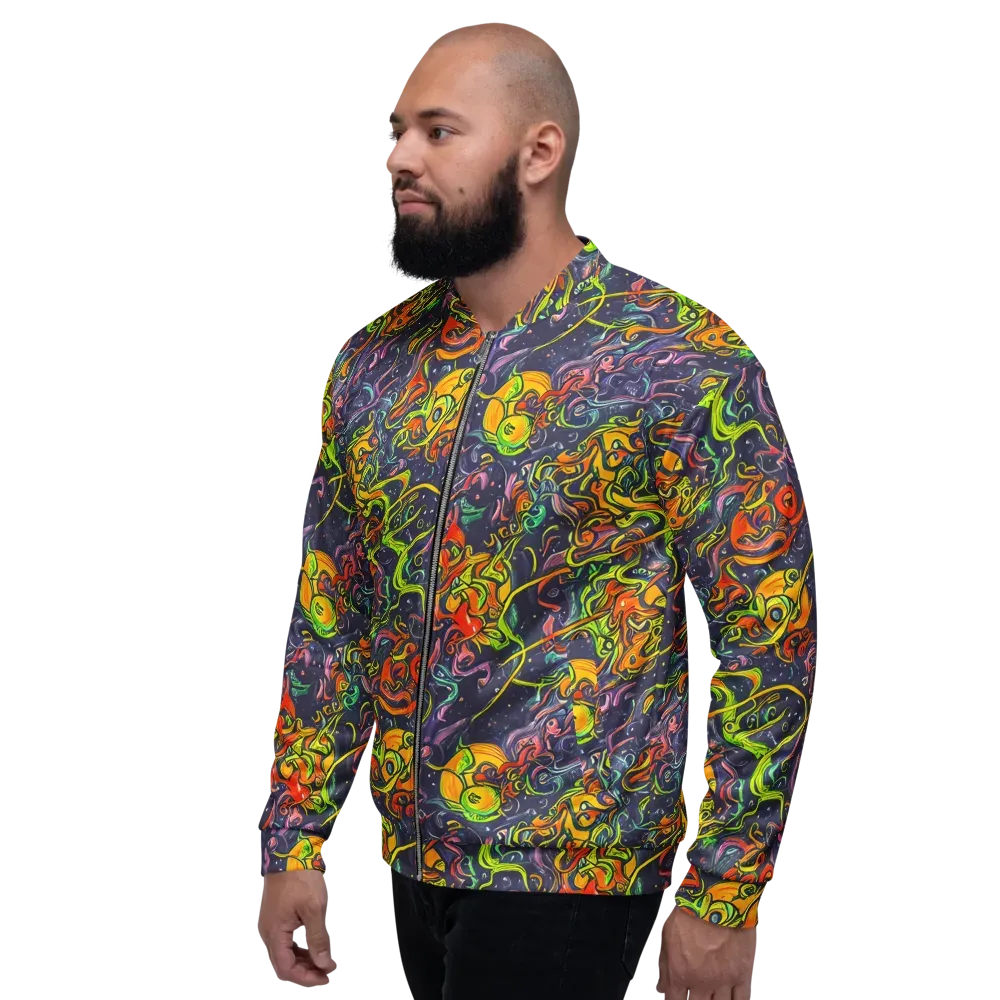 Starlit Medley on Bomber Jacket — Left