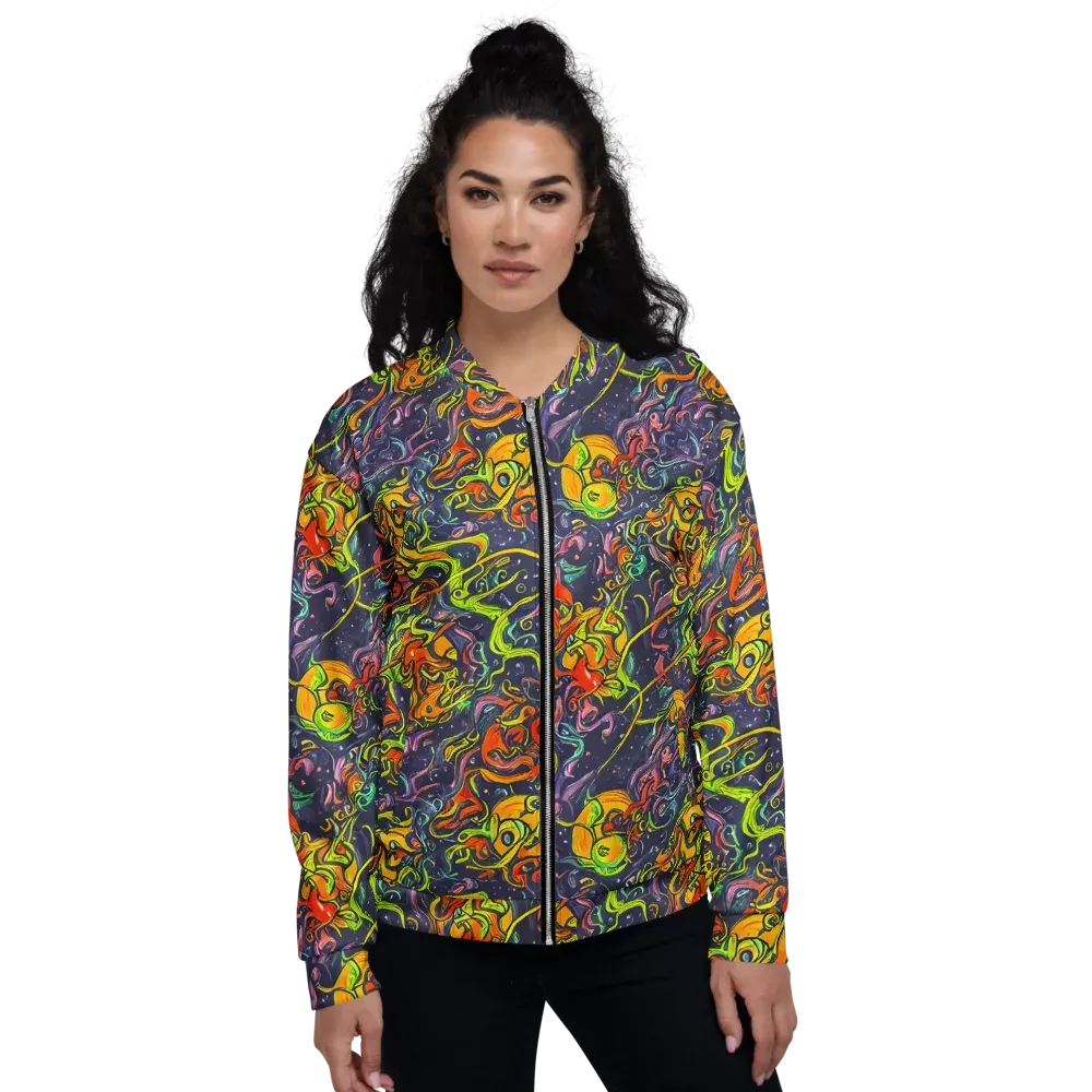 Starlit Medley on Bomber Jacket — Front
