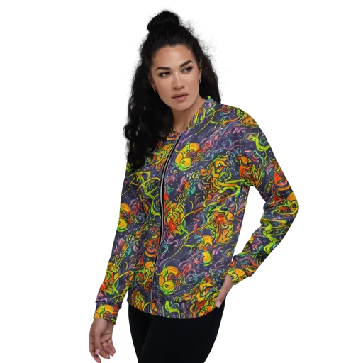 Starlit Medley on a Bomber Jacket