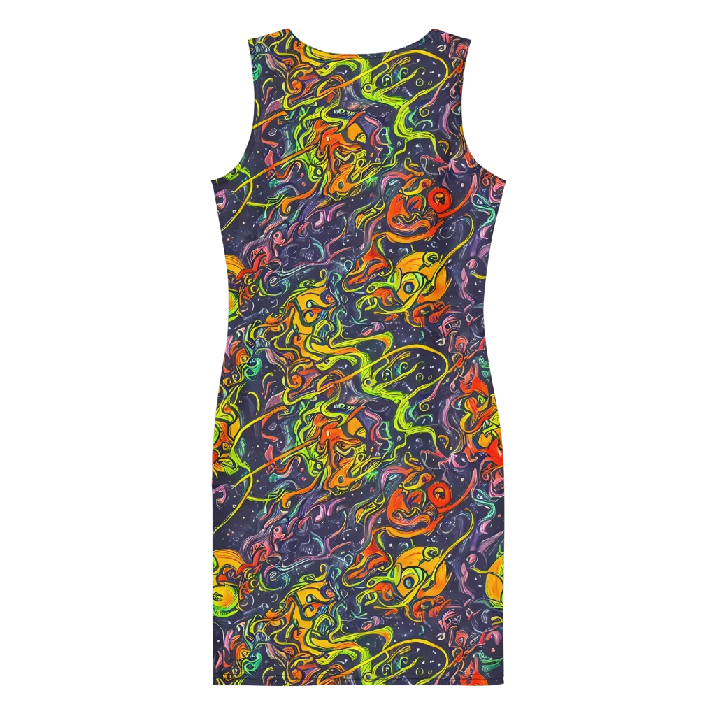 Starlit Medley on Bodycon Dress — Back