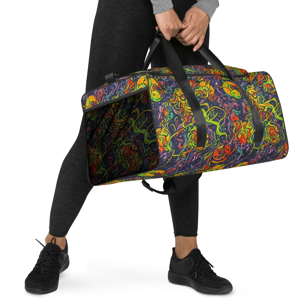 Starlit Medley on Duffle Bag — Right Front