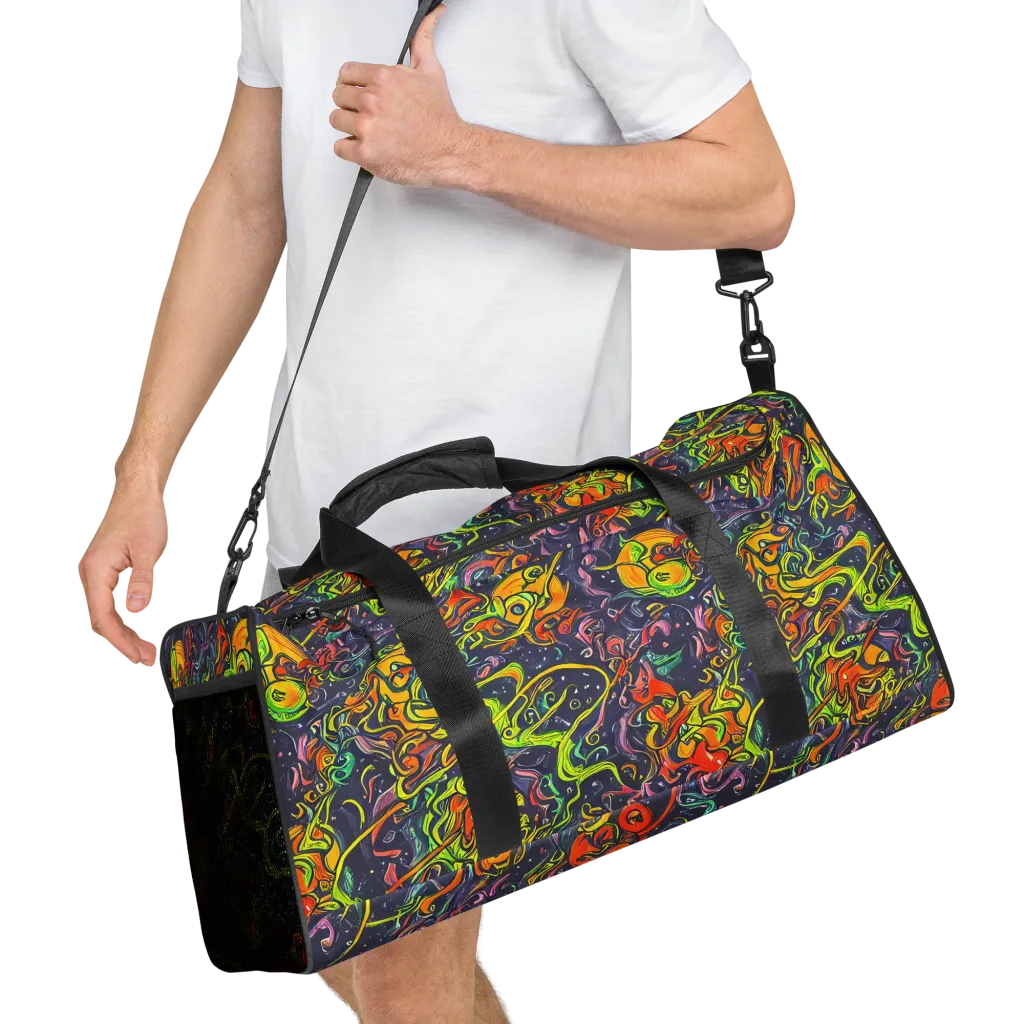 Starlit Medley on Duffle Bag — Right Front