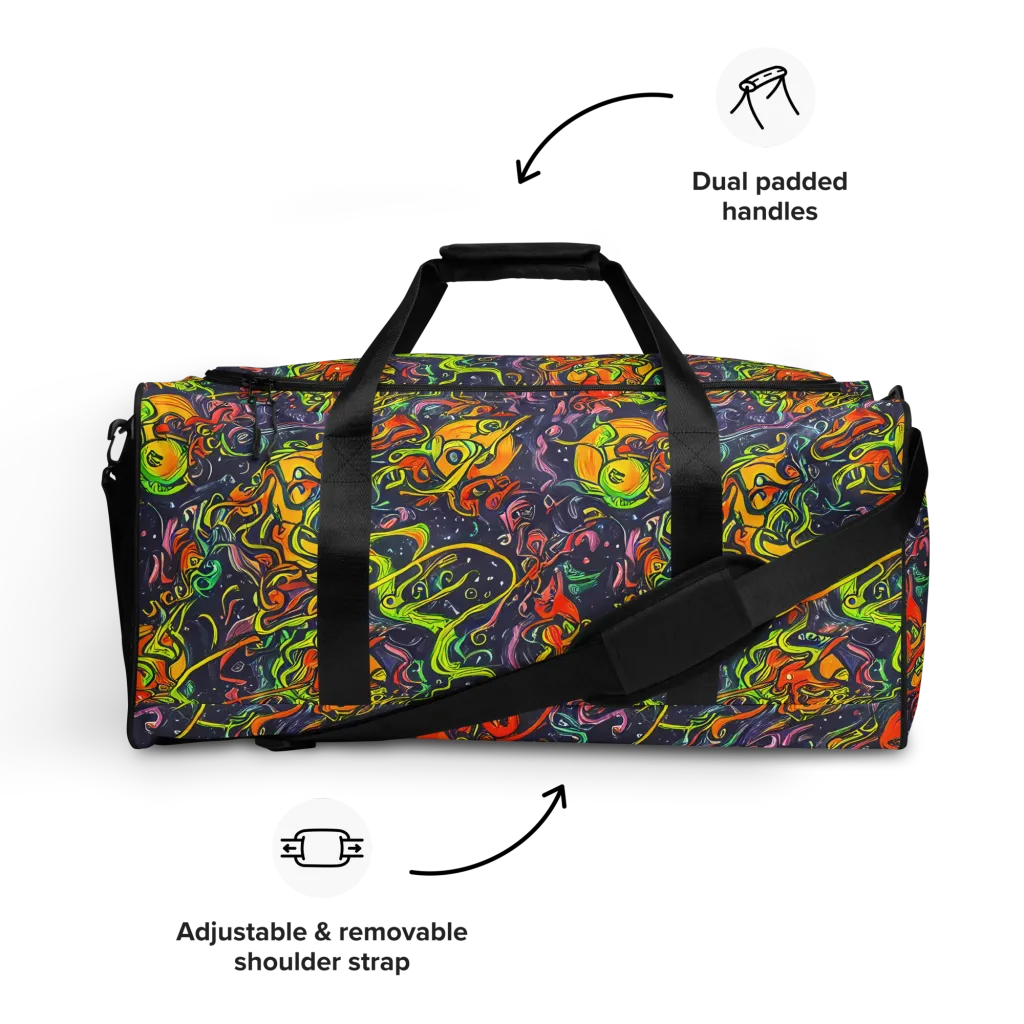 Starlit Medley on Duffle Bag — Front