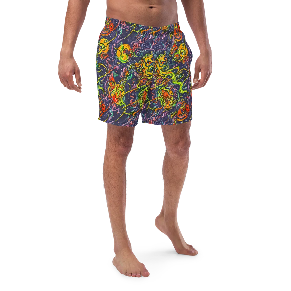 Starlit Medley on Swim Trunks — Front
