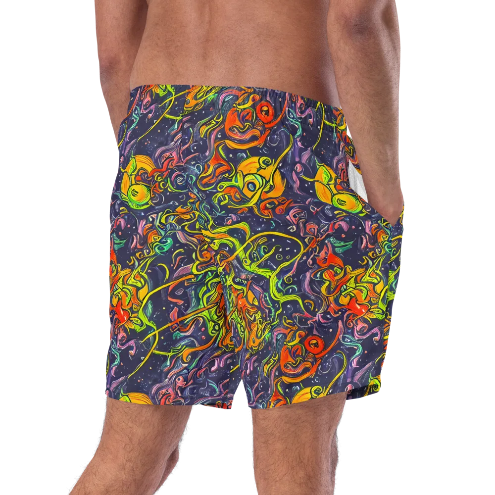 Starlit Medley on Swim Trunks — Right Back