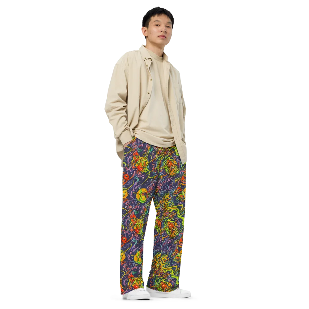Starlit Medley on Wide-Leg Pants — Right Front