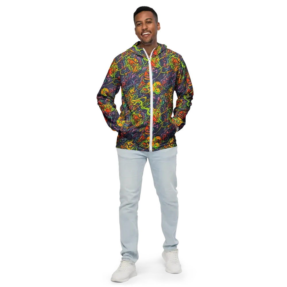 Starlit Medley on Men's Windbreaker — Front