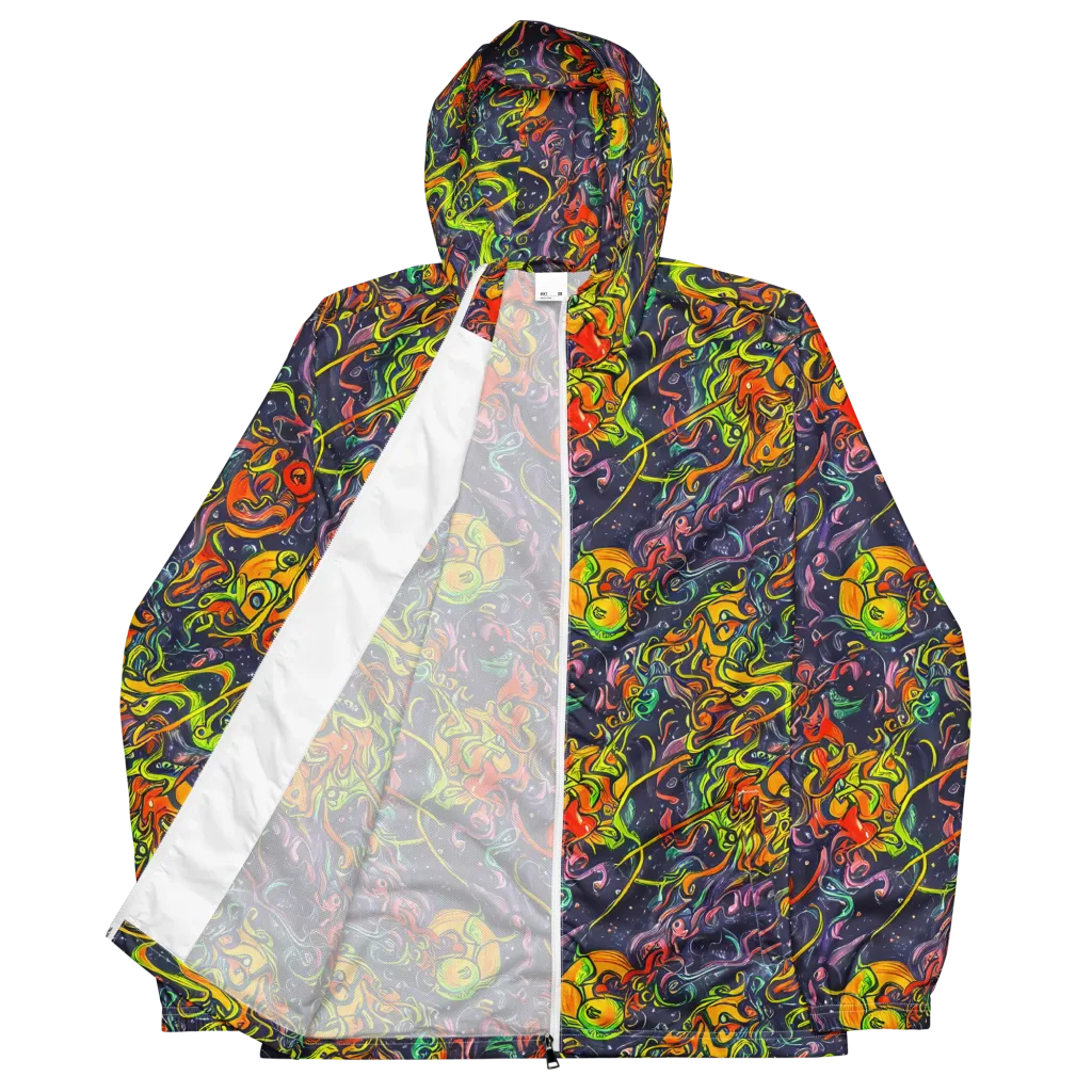 Starlit Medley on Men's Windbreaker — Front