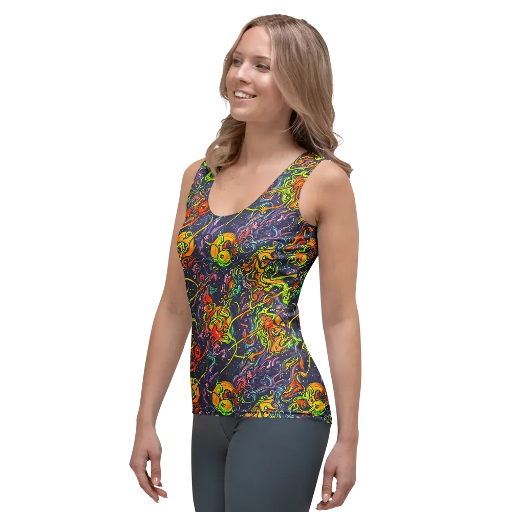 Starlit Medley on Women's Tank Top — Left Front