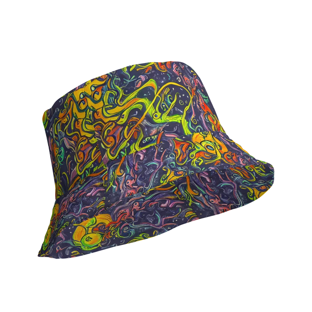 Starlit Medley on Reversible Bucket Hat — Product details Outside